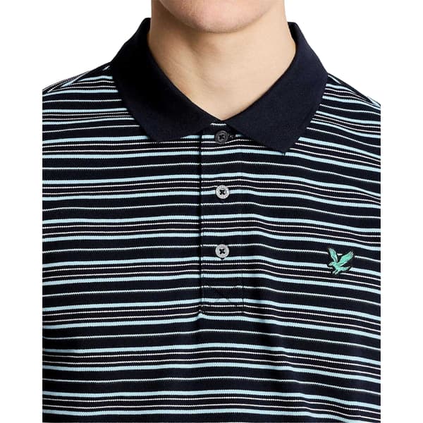Lyle & Scott Miesten Raidallinen Golfpoolopaita