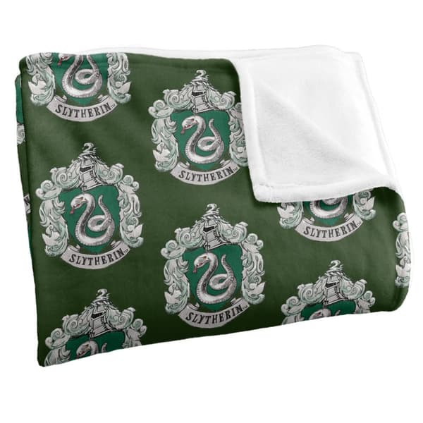 Harry Potter Slytherin Repeat Print Blanket