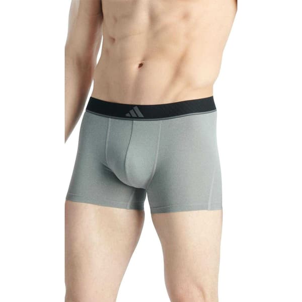 Adidas Mens Active Micro Flex Boxer Briefs (Pack of 3)