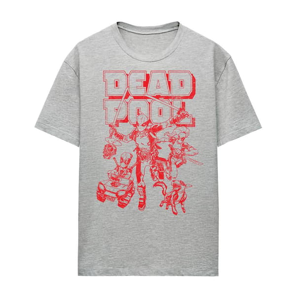 Deadpool Womens/Ladies Corps Red Attack T-Shirt