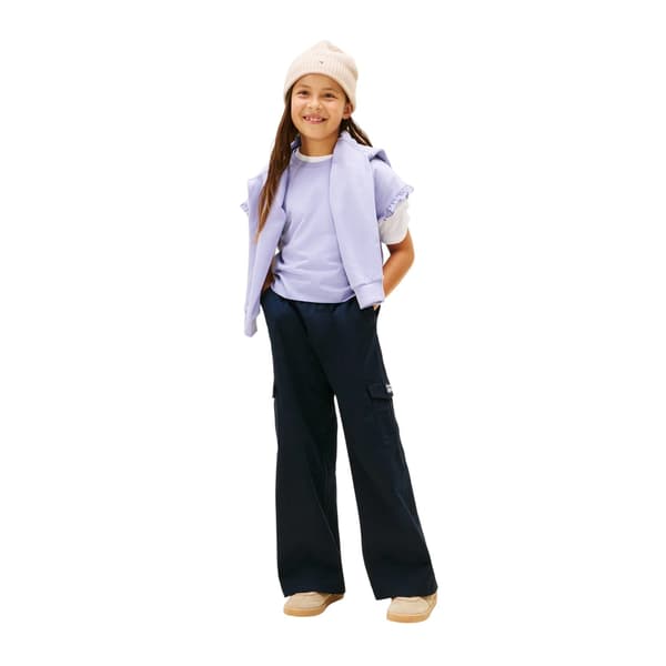 Tommy Hilfiger Flickor Essential Ruffle Croppad Topp
