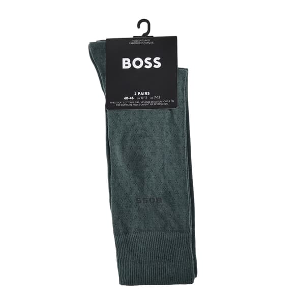 Boss Herr Polka Dot Crew Strumpor (2-pack)