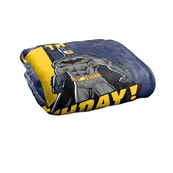 Justice League Soft Touch Batman 4th Birthday Throw
