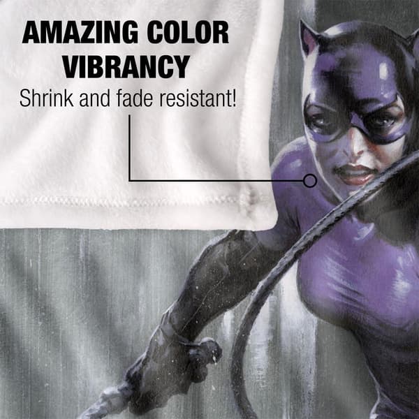 Batman Catwoman Rooftop Blanket