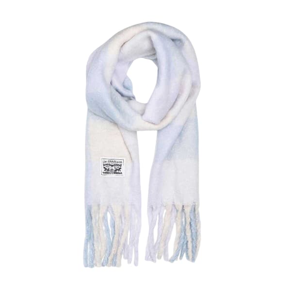 Levis Plaid Knitted Lightweight Scarf