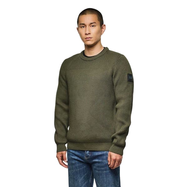 Weekend Offender Herr Morello Ribbstickad Tröja