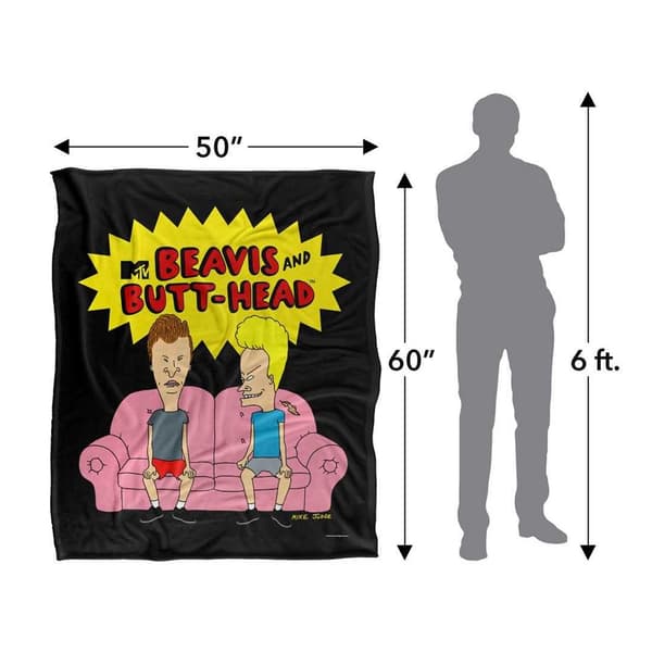 Beavis & Butthead Silky Sofa Supersoft Blanket