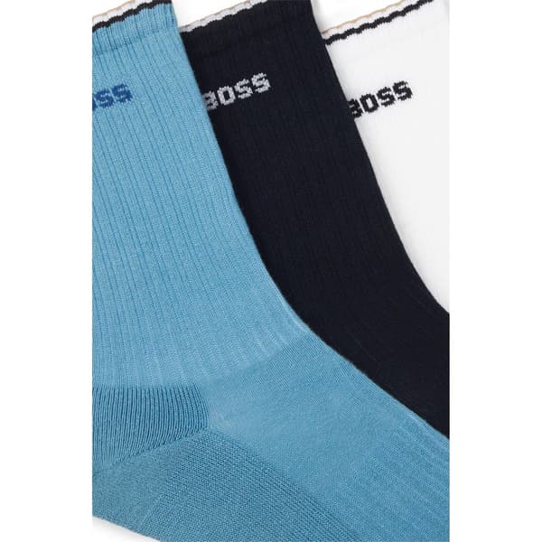 Boss Herrstrumpor med logotyp (3-pack)