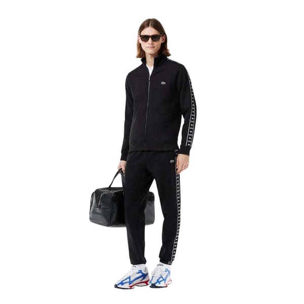 Lacoste Herr Stripe Full Zip Sweatshirt