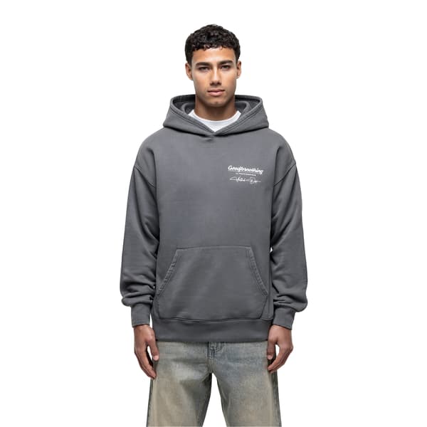 Good For Nothing Herr Cult Graphic Pull Over Oversized Hoodie