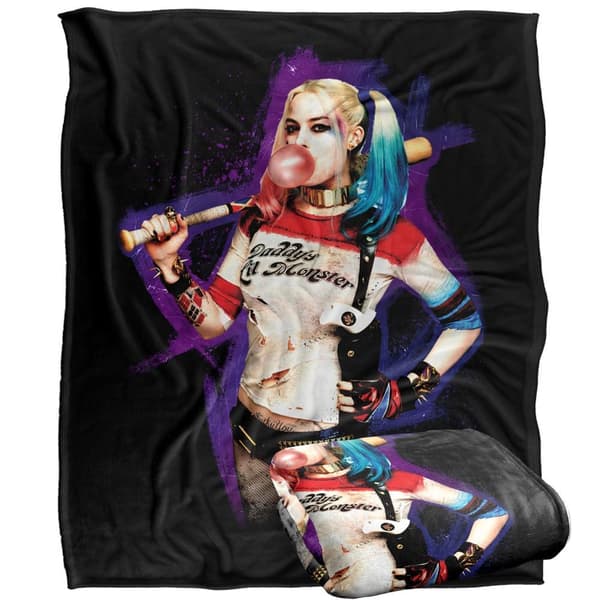 Suicide Squad Harley Quinn Bubble Blanket