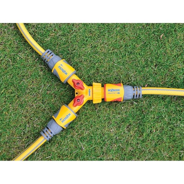 Hozelock 2256 Dobbelt kontrolhaneforbindelse 3/4in Bsp