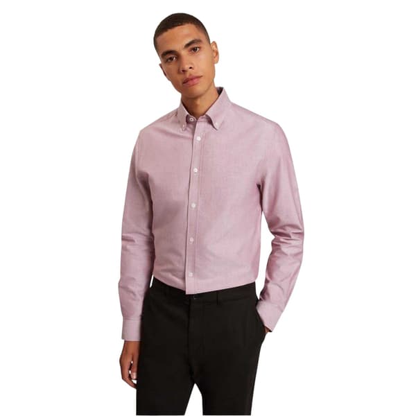 Ted Baker Mens Oxford Regular Long-Sleeved Button-Down Shirt