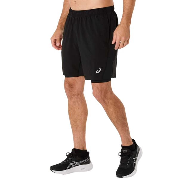 Asics Mens Core 2 in 1 Running Shorts