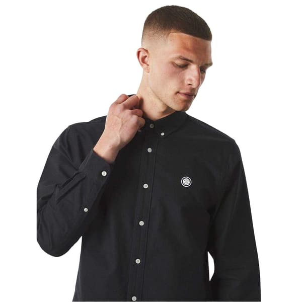 Pretty Green Herr Oxford Långärmad Button-Down Skjorta