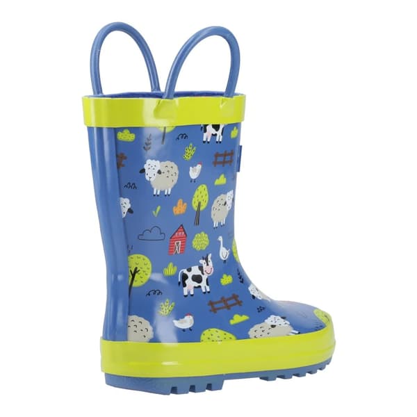 Cotswold Barn/Barn Puddle Farm Animals Pull-On Wellington Boots