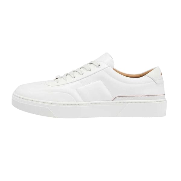 Boss Mens Gary Leather Flat Trainers