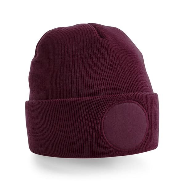 Beechfield Unisex Patch Beanie til voksne