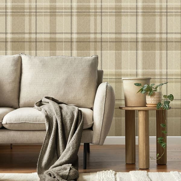 Crown Harris Ruudullinen Pehmeä Tapetti