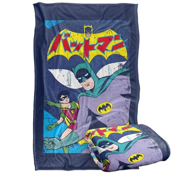 Batman Robin Kanji Large Eyes Blanket