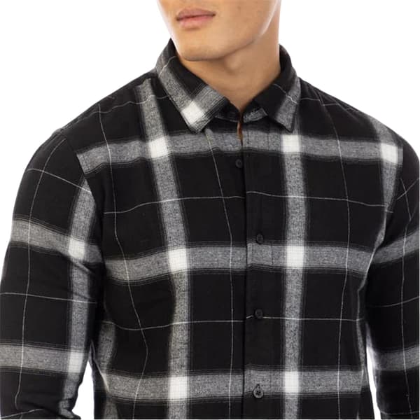 Peter Werth Mens Haslam Plaid Long-Sleeved Shirt