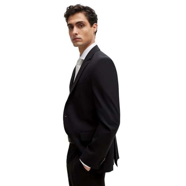 Boss Mens Lapel Collar Suit Jacket
