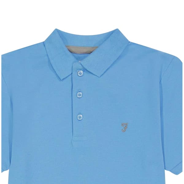 Farah Boys Bugsworth Broderad Kortärmad Pikétröja