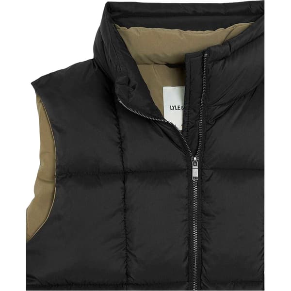 Lyle & Scott Herr Cocoon Quilted Logo Gilet