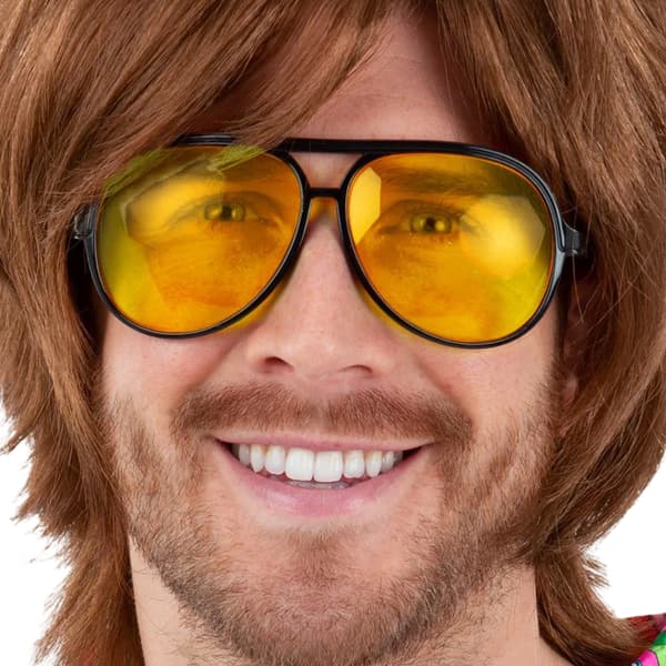 Smiffys 70s Plastic Pilot Sunglasses