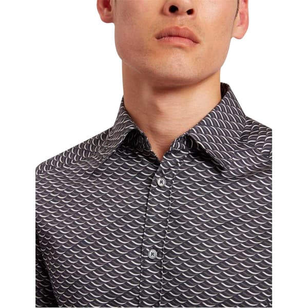 Ted Baker Mens Geometric Collared Shirt