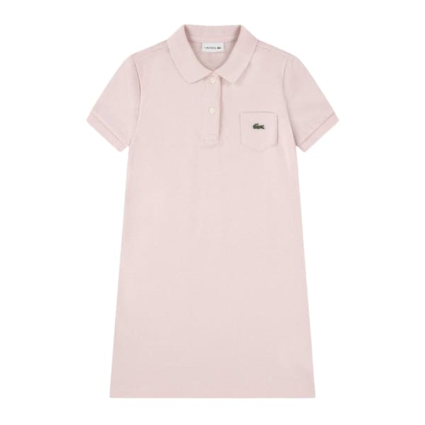 Lacoste Flickor Bröstficka Pikétröja Klänning