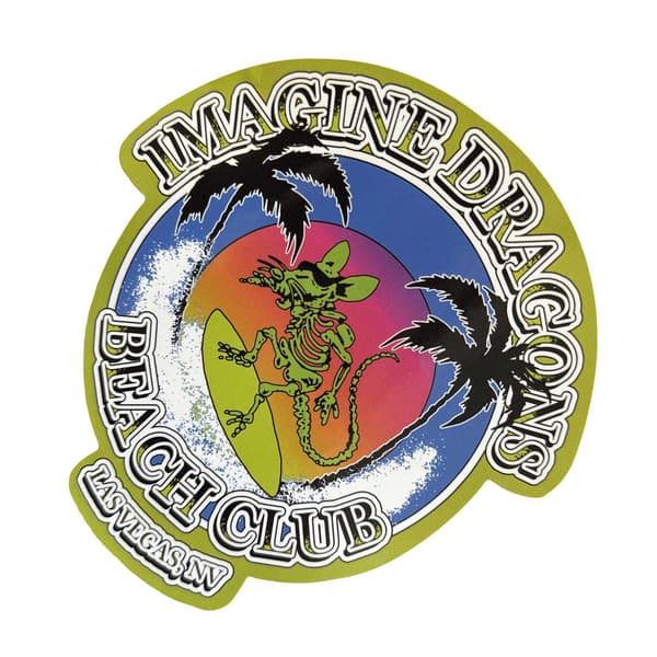 Imagine Dragons Beach Club Sticker