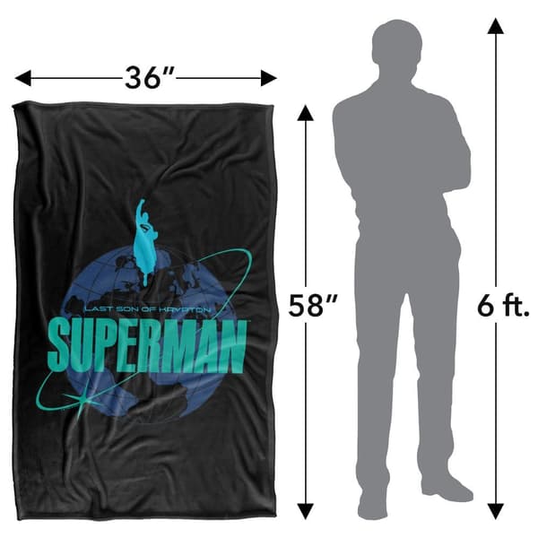 Superman 2025 Round The World Blanket