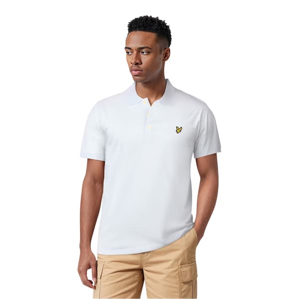 Lyle & Scott Kortärmad Pikétröja för Herr