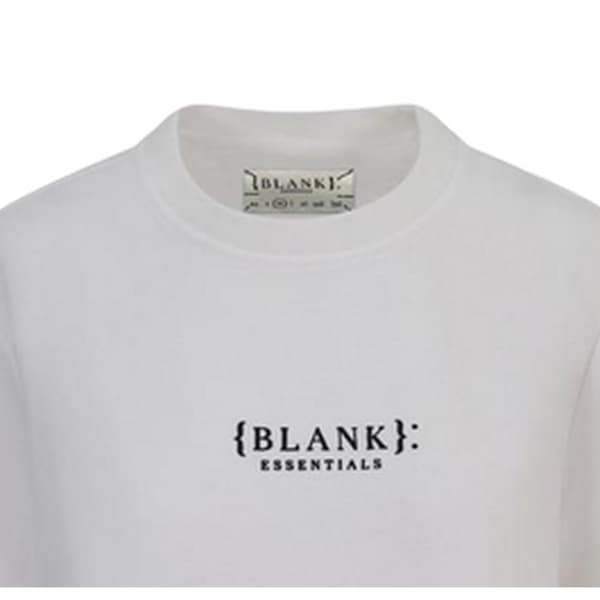 Blank Essentials T-shirt med logotyp för damer