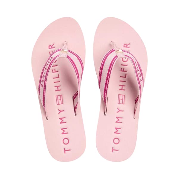 Tommy Hilfiger Naisten Web Flat -varvassandaalit