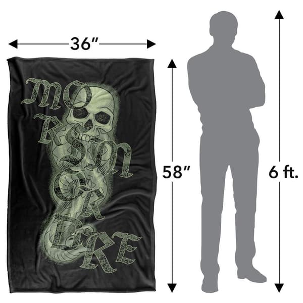 Harry Potter Morsmordre Gothic Soft Touch Blanket