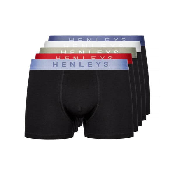 Henleys Herr Blackiris Boxershorts (5-pack)