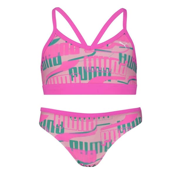 Puma Girls Repeat Logo Bikini Set