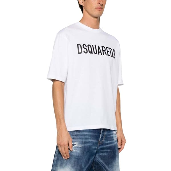 DSquared2 Herr T-shirt med logotyp