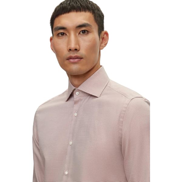 Boss Mens Plain Regular Long-Sleeved Shirt