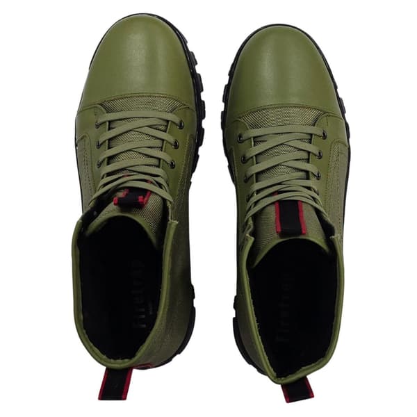 Firetrap Mens Lucas Leather Combat Boots
