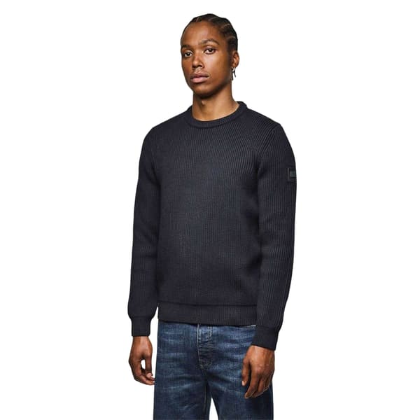 Weekend Offender Herr Morello Ribbstickad Tröja