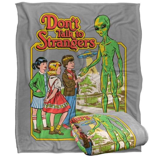 Steven Rhodes Don´t Talk To Strangers Soft Touch Blanket