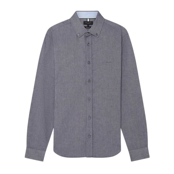 Ted Baker Mens Oxford Regular Long-Sleeved Button-Down Shirt