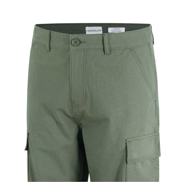 SoulCal Mens Plain Cargo Trousers