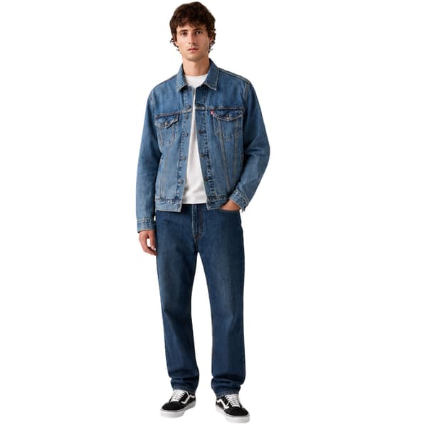 Levis Truckerjacka i bomullsdenim med lång ärm för män