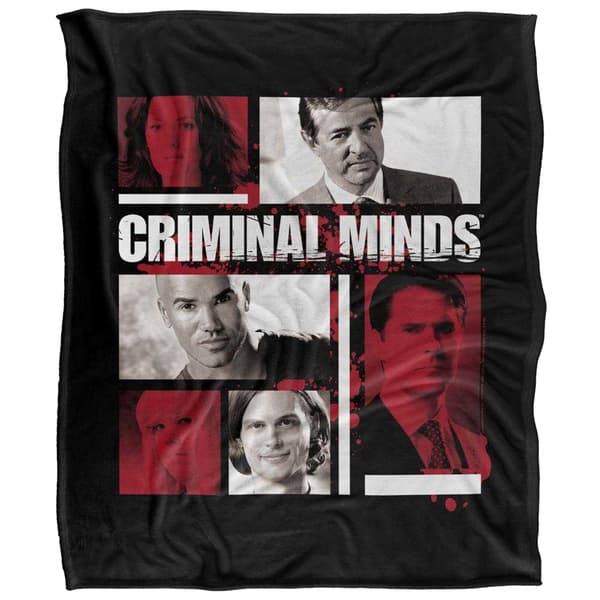 Criminal Minds Silky Character Boxes Supersoft-peitto