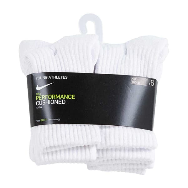 Nike Barn/Kids Crew Strumpor (6-pack)