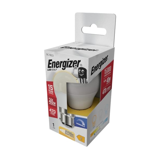 Energizer B22 LED-golfpolttimo